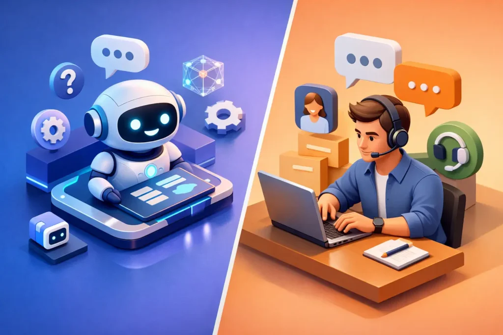 AI Chatbot vs Live Chat: Which Fits Best?